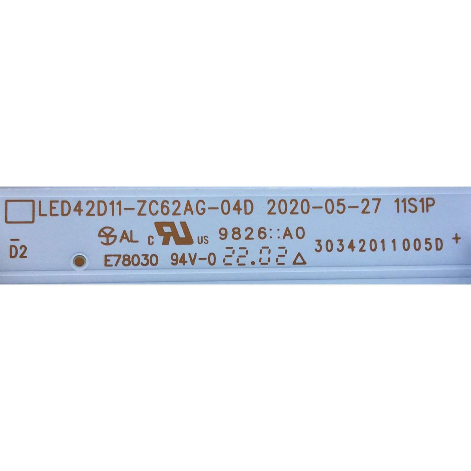 KIT DE LEDS PARA TV INSIGNIA (2 PZ) / NUMERO DE PARTE 30342011005D / LED42D11-ZC62AG-04D / 220227BB09 / C21C22/135LM / PANEL JE415D3HA0L / MODELO NS-42F201NA22 - Imagen 3